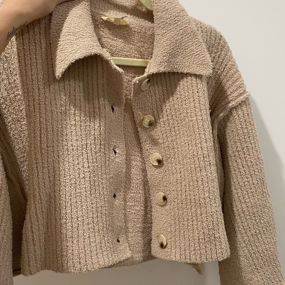 Oversized Cozy Crop Sweater